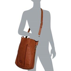 MARTA PONTI Slouchy LeatherTote Bag Crossbody